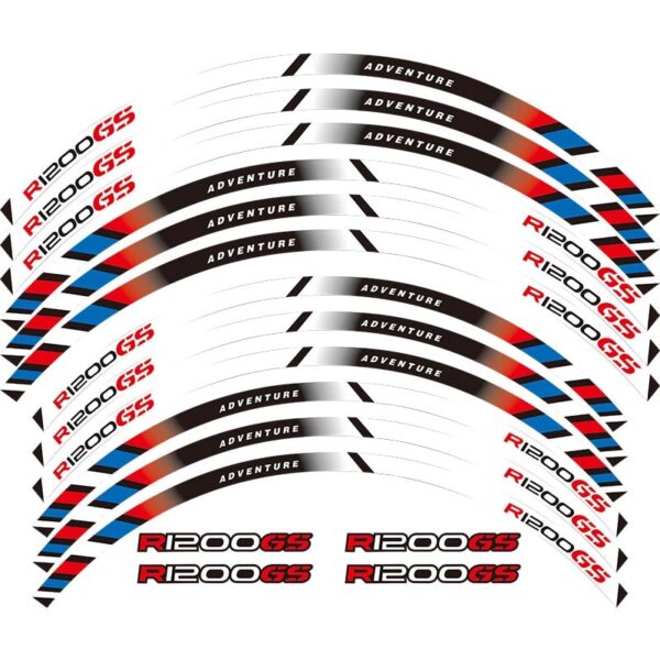 Motorcycles Wheel Reflective Stickers for BMW - Image 2