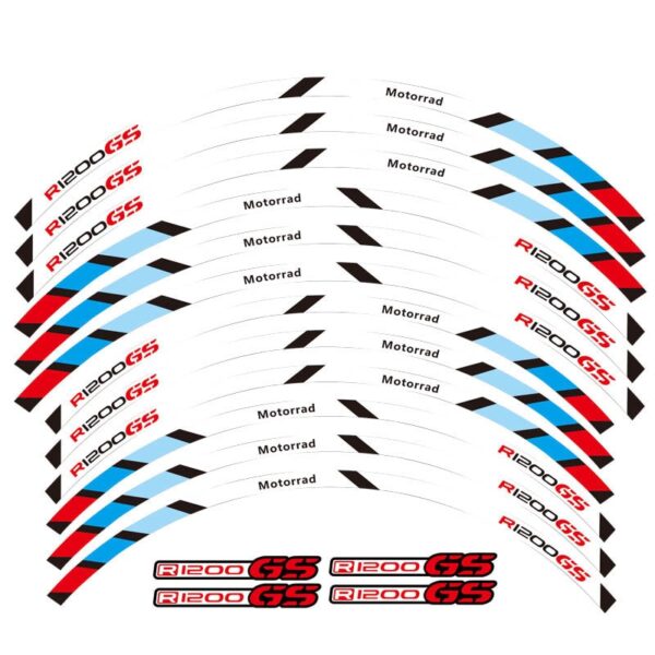 Motorcycles Wheel Reflective Stickers for BMW - Image 4