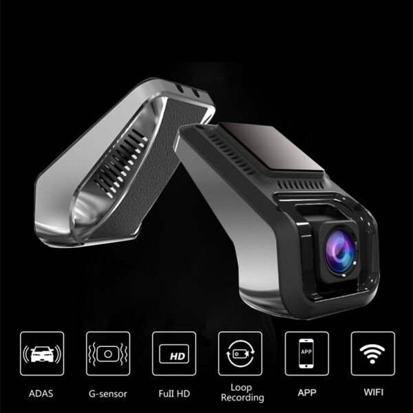 1080p WiFi Night Vision G-Sensor Dash Camera for Cars