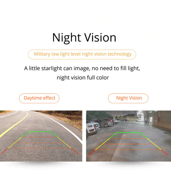 Night Vision HD Universal Android Car Backup Camera - Image 5