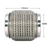 Flexible Stainless Steel Exhaust Interlock Pipe - Image 4